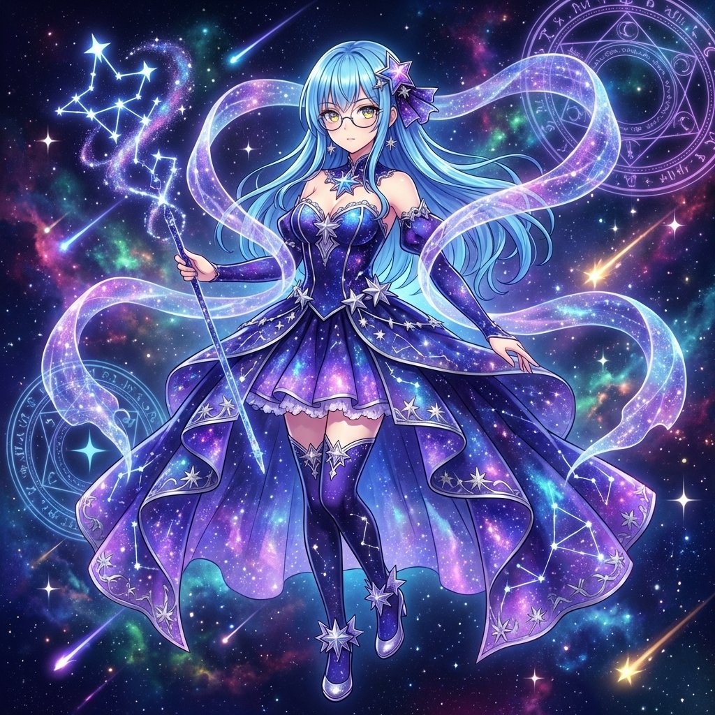 Magical Girl Transformation Prompt (Cosmic Attribute)