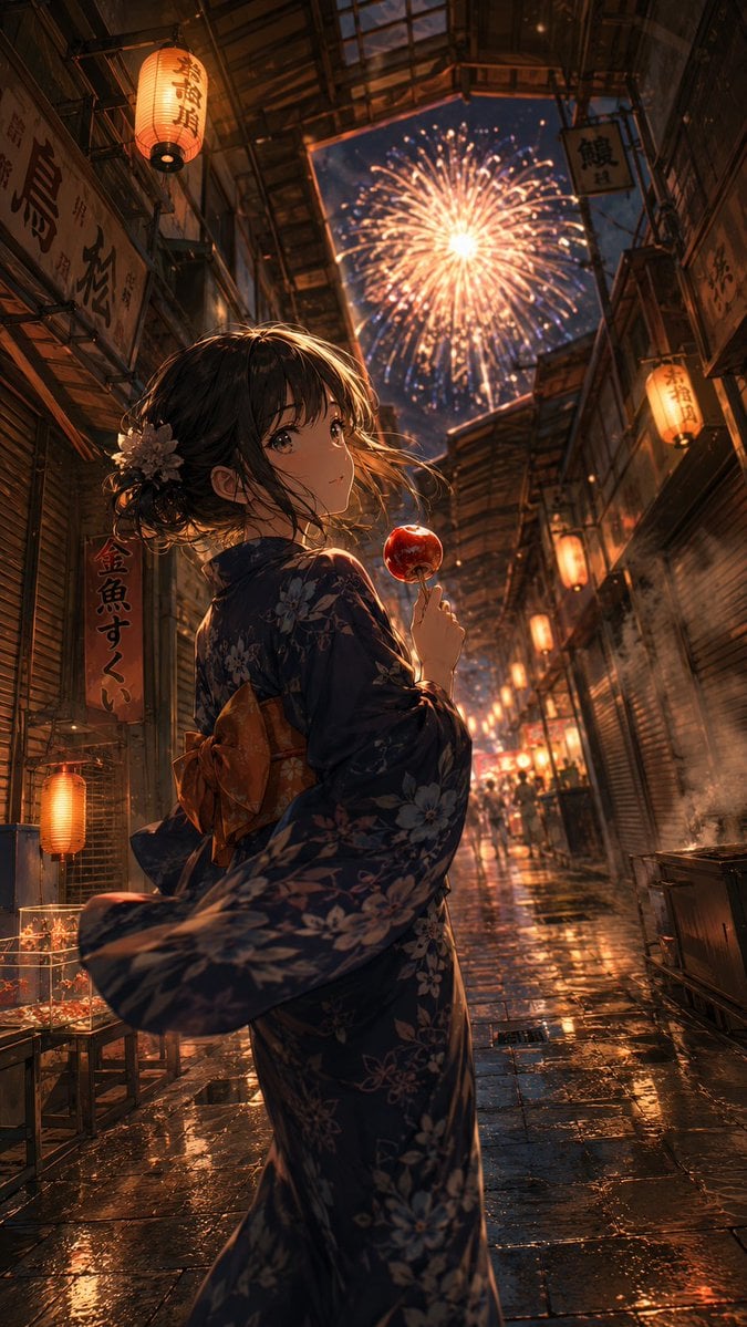 Anime Yukata Festival Alley