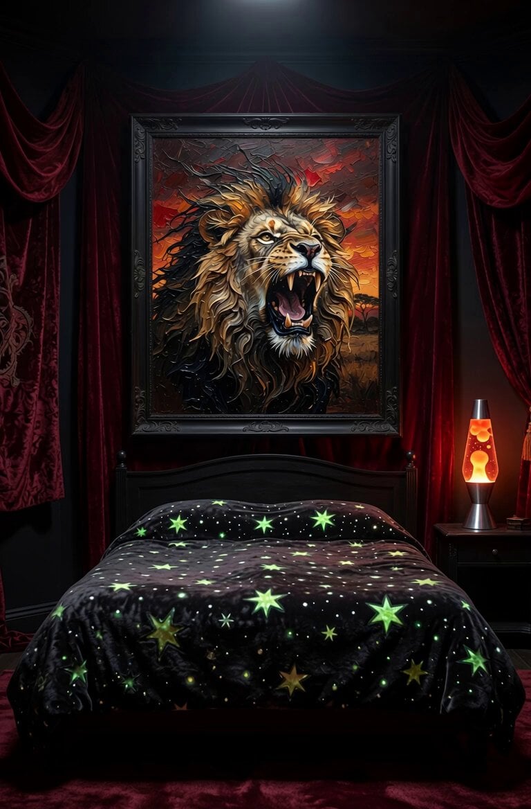 Magical Painting Lion Roar