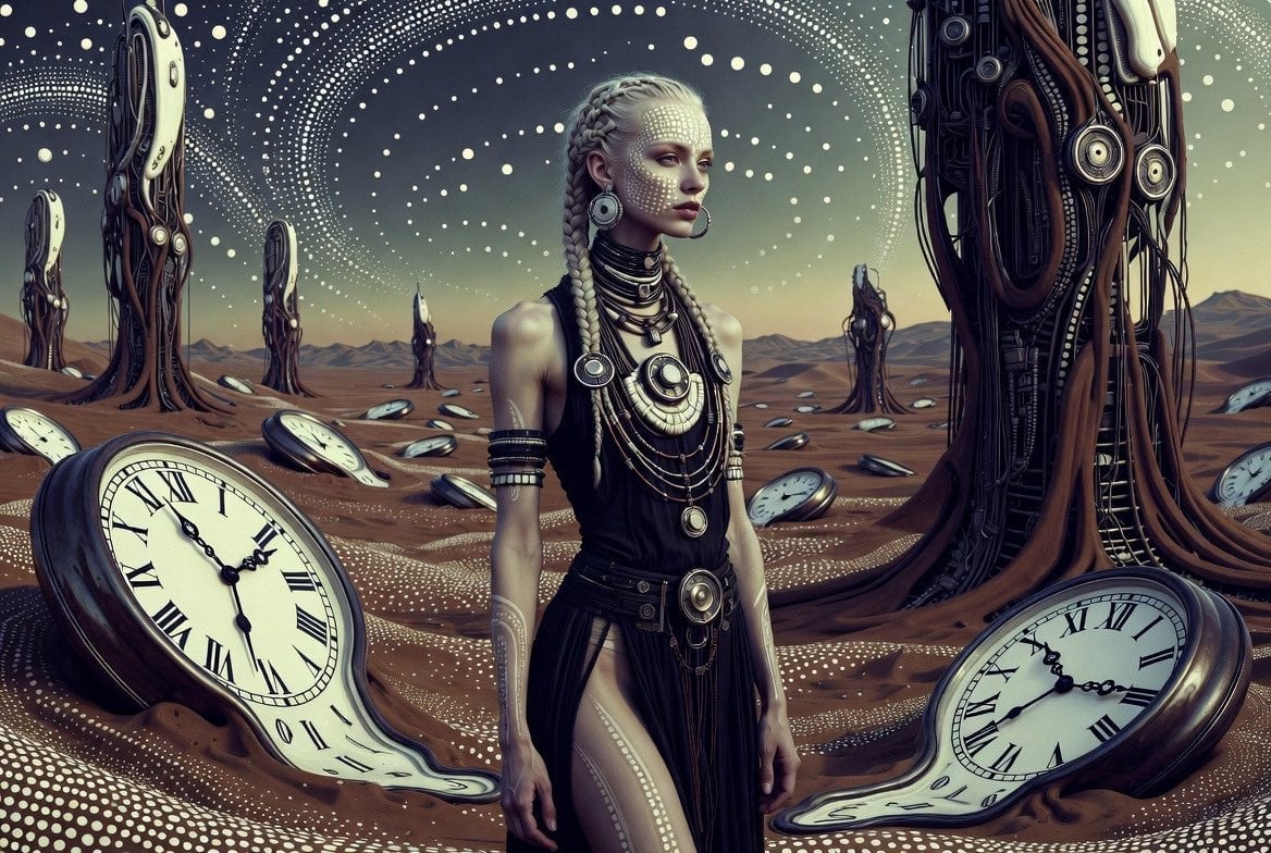 Futuristic Tribal Woman Video Prompt
