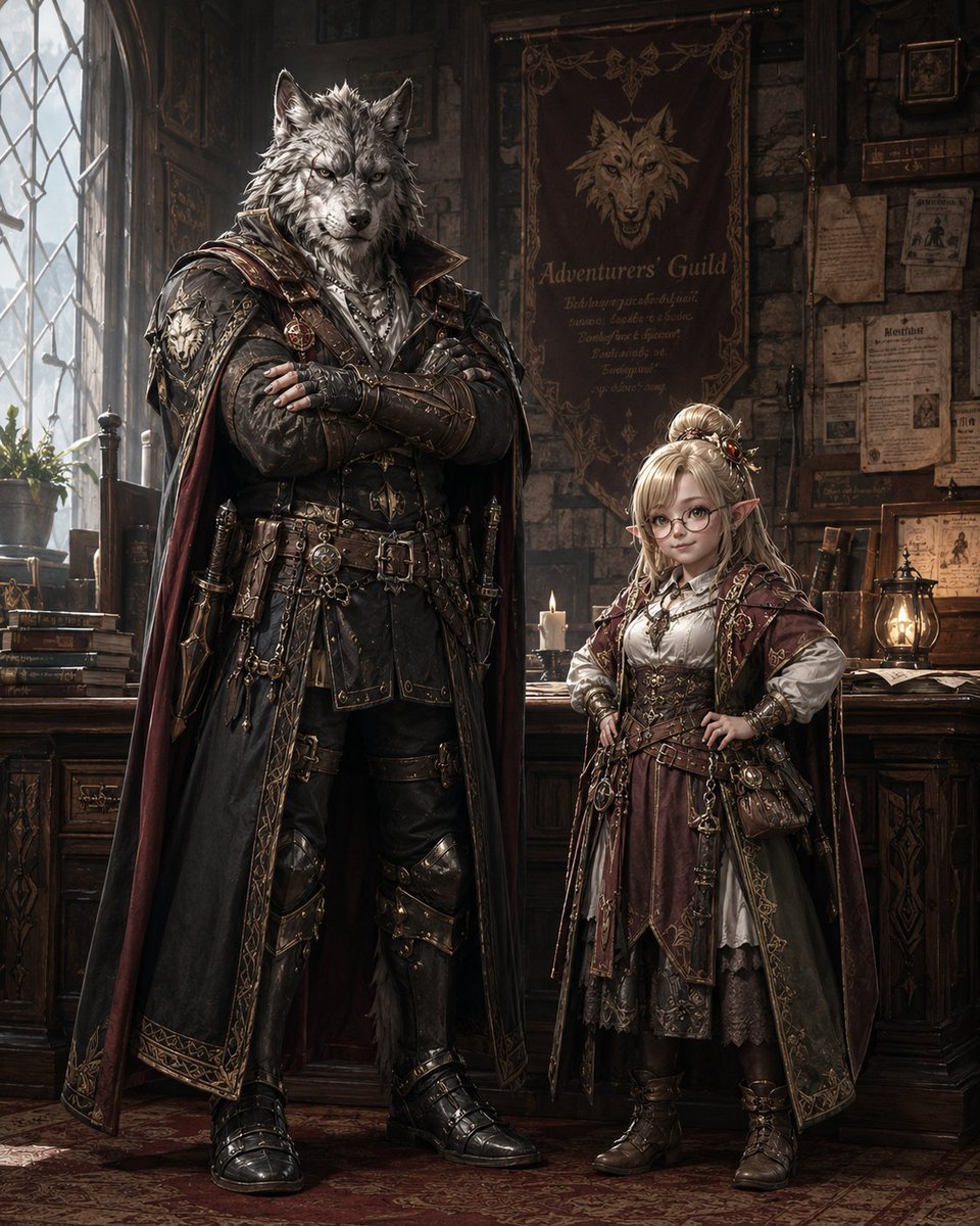 Fantasy Guild Characters — AI image template example