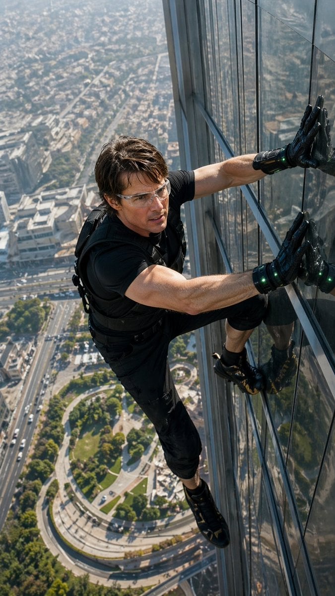 Skyscraper Symbiote Ascent Vertical Poster