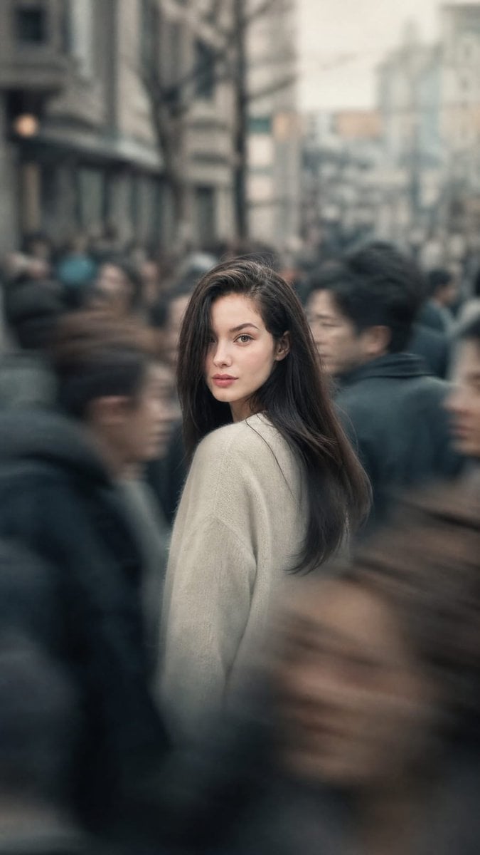 Urban Romance Cinematic Still — AI image template example