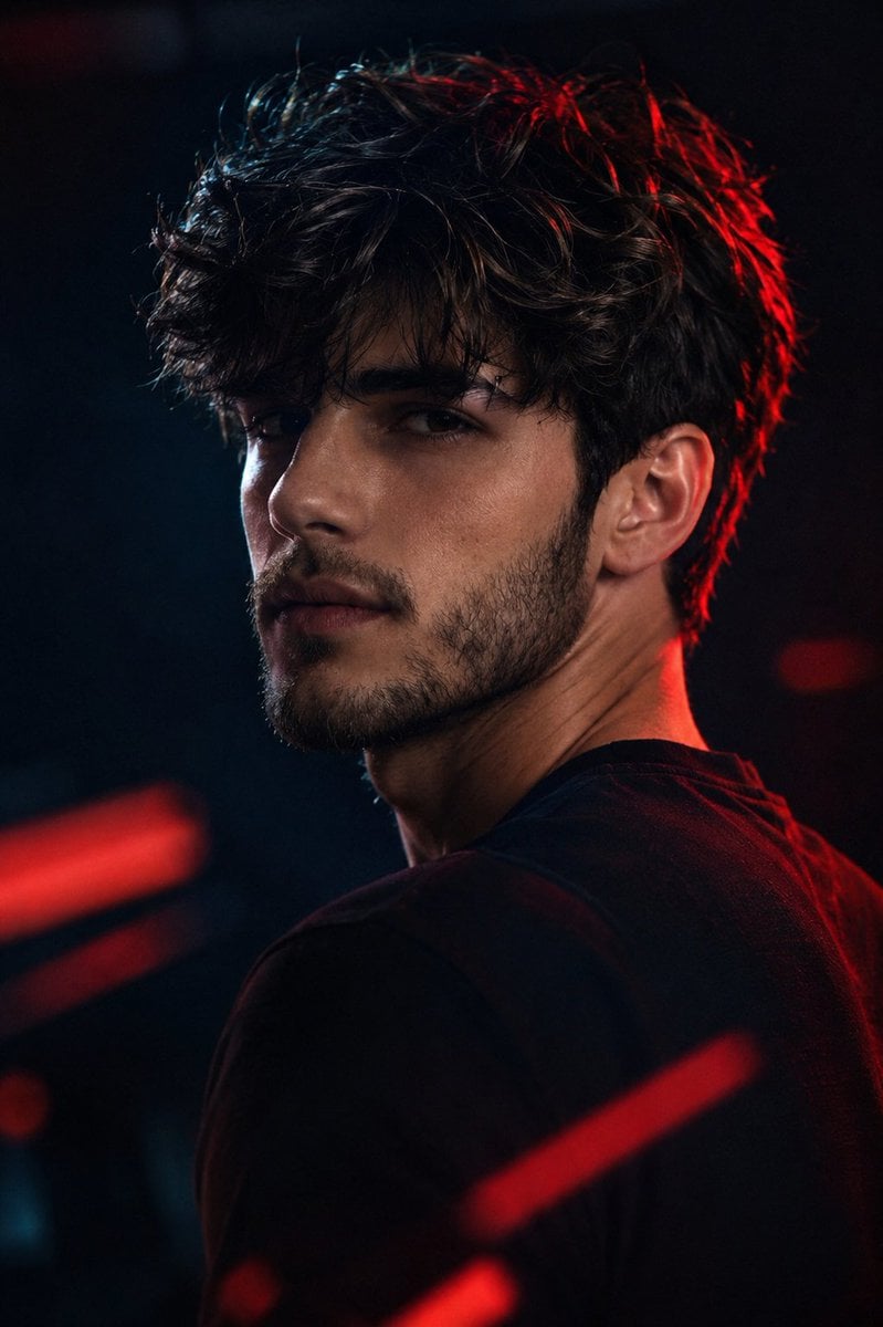 Cinematic Rim Lighting Portrait