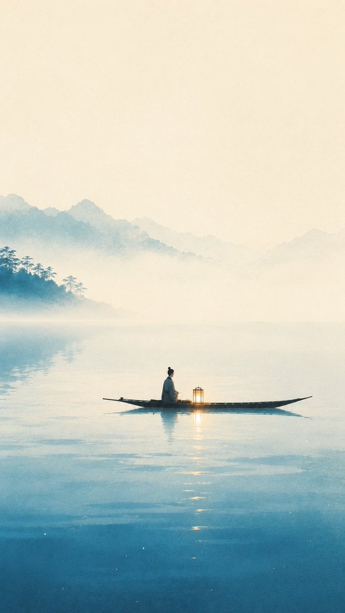 Oriental Zen Minimalist Aesthetic Poster