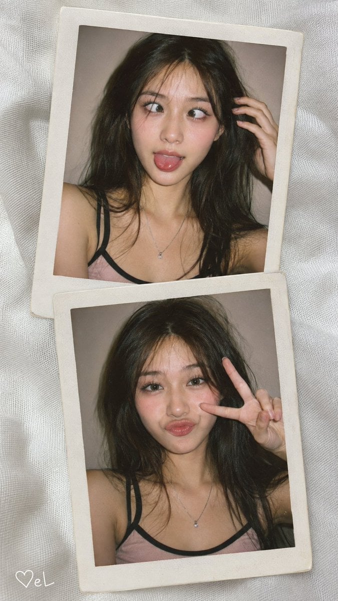 Vintage Polaroid Identity Portrait Collage — AI image template example