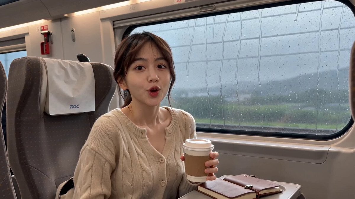 Realistic High-Speed Train Travel Vlog