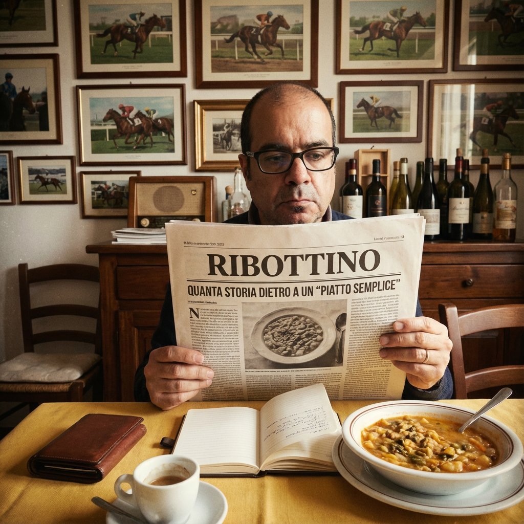 Vintage Newspaper Food Scene Prompt (JSON)
