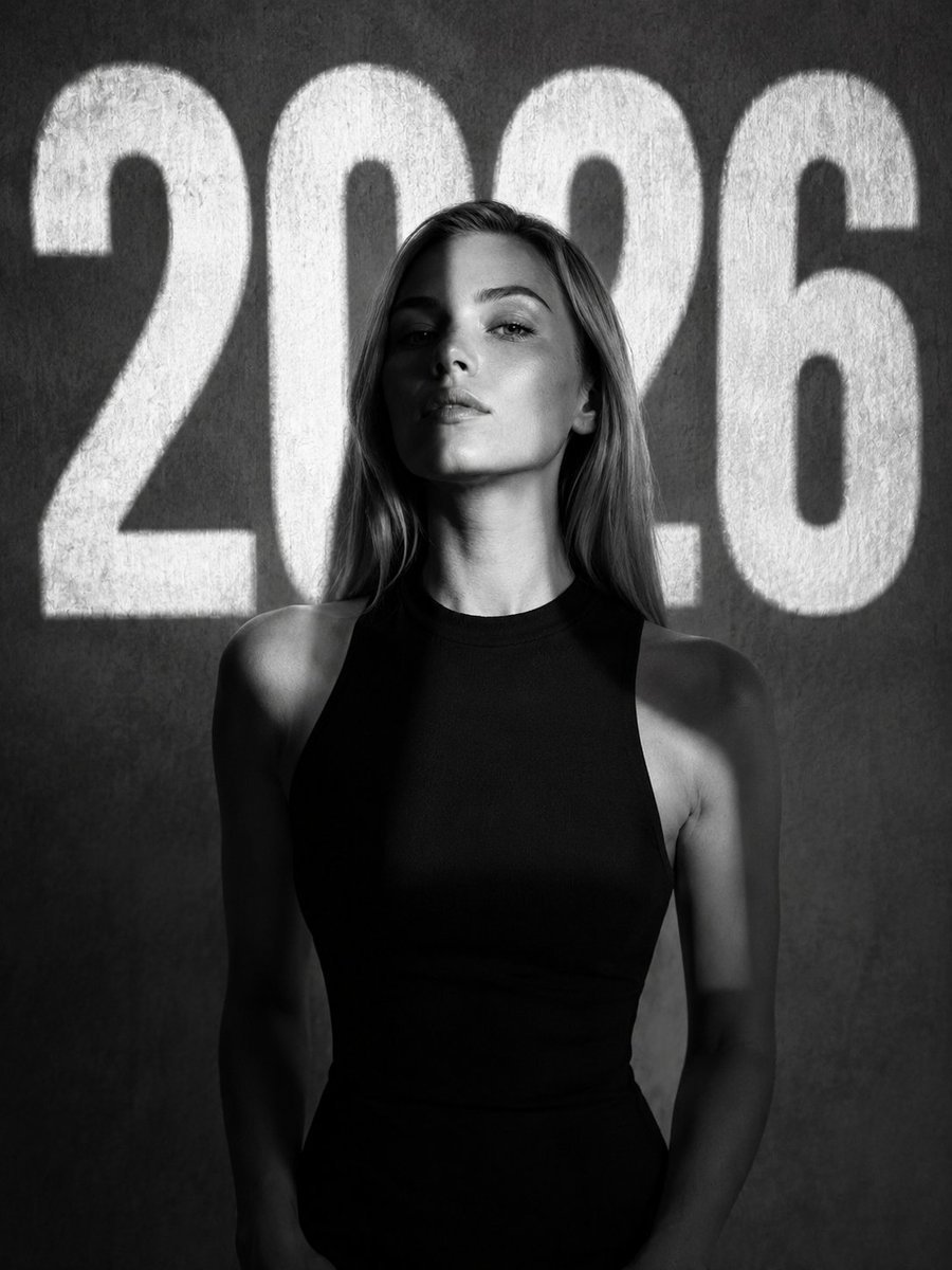 Futuristic Monochrome Projection Portrait
