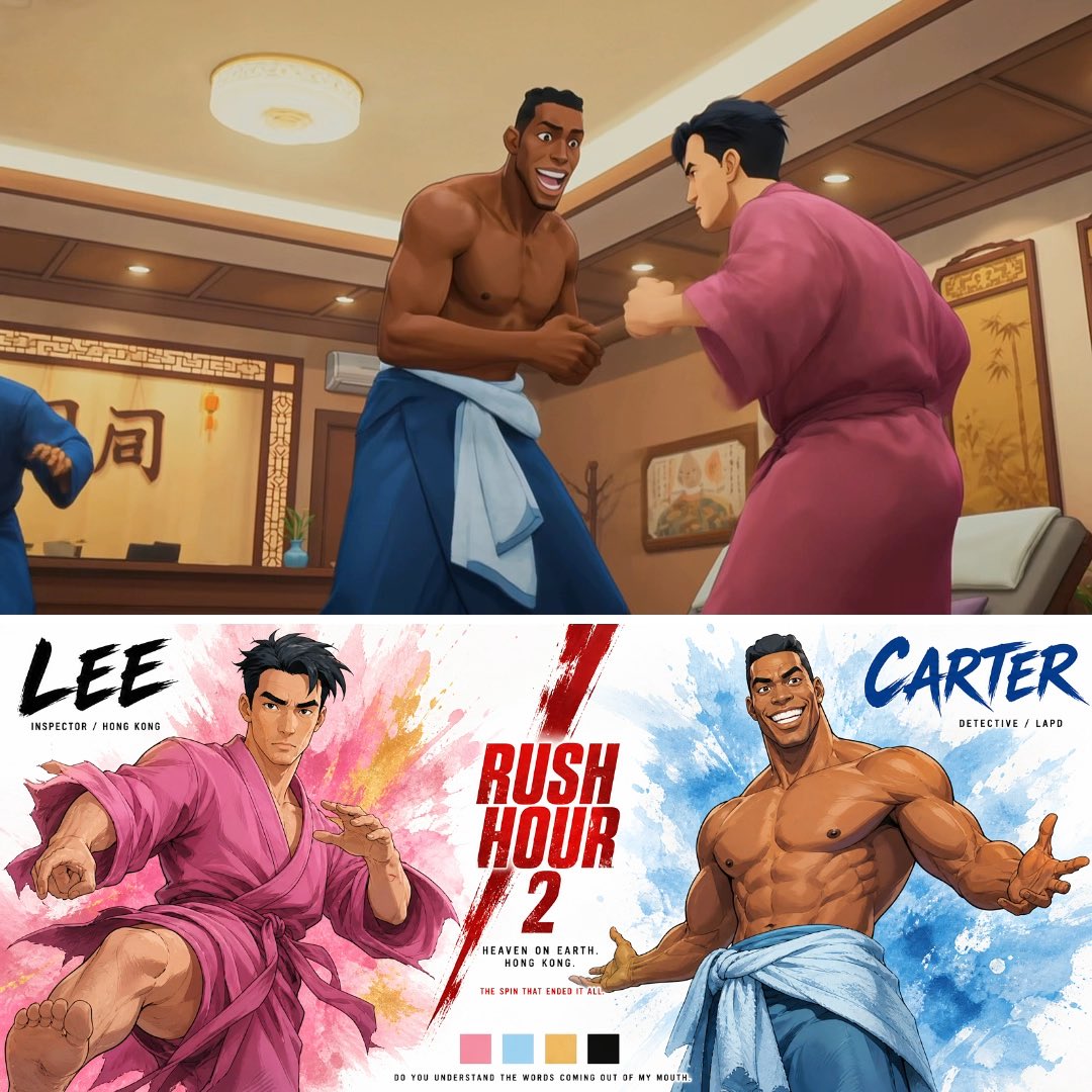 Cinematic Anime Hong Kong Massage Parlour