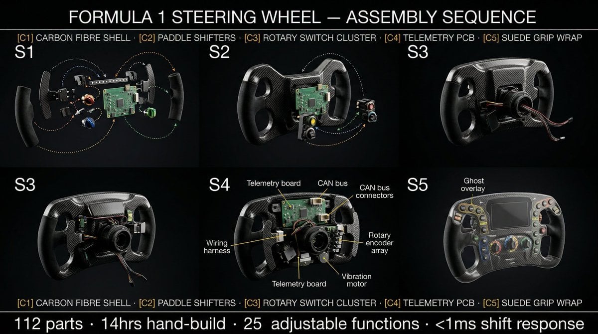 Product Assembly Sequence Timeline