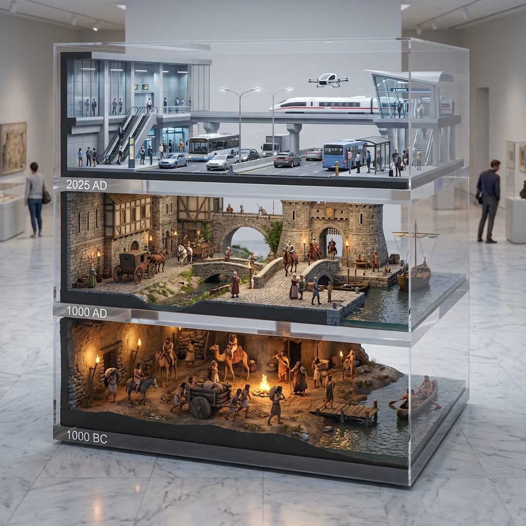 A stacked depth composition of ultra-detailed 16K 3D-scanned