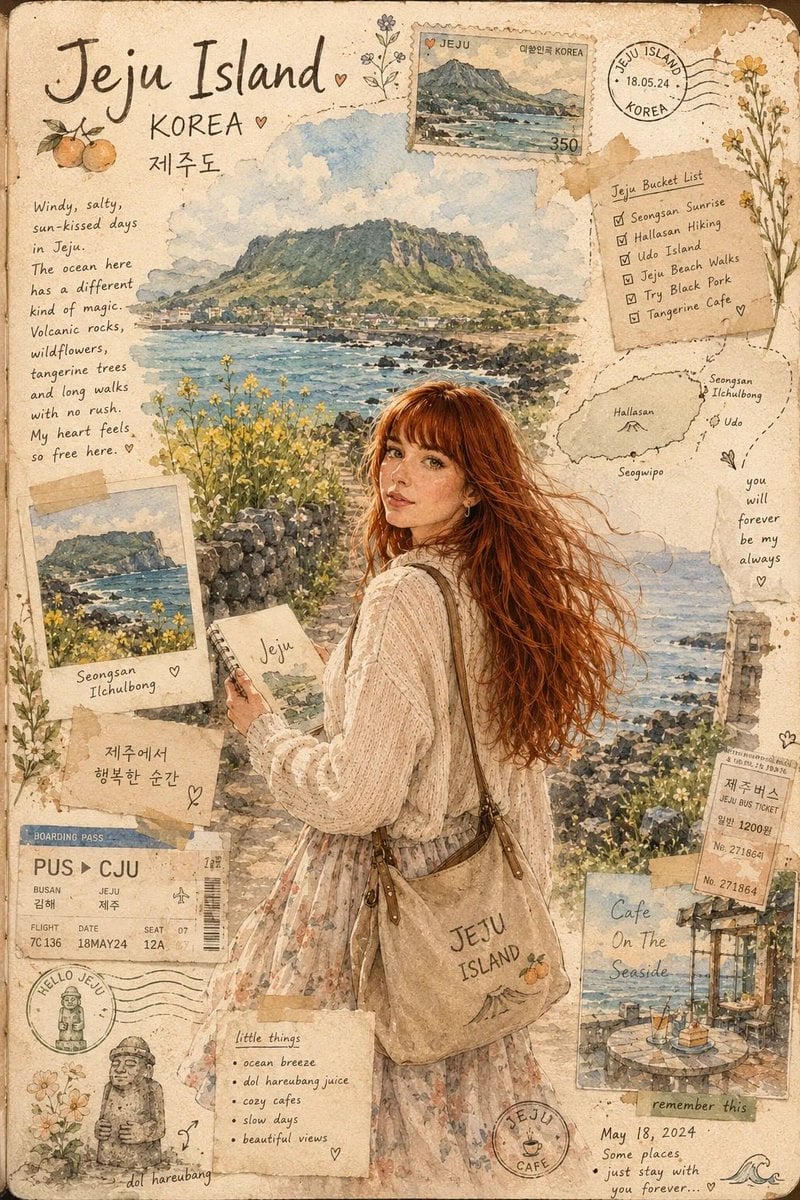 Watercolor Travel Journal Illustration reference image 1