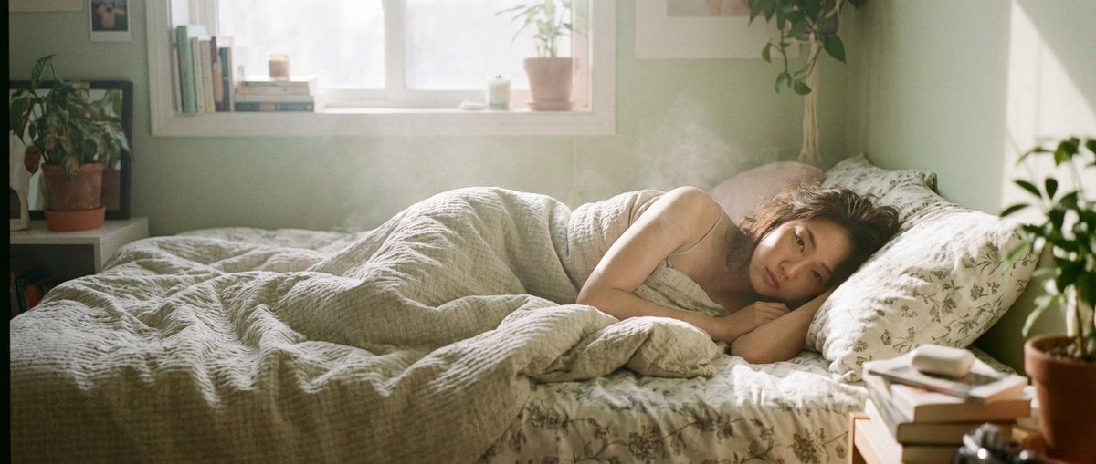 Dreamy Intimate Film Portrait — AI image template example