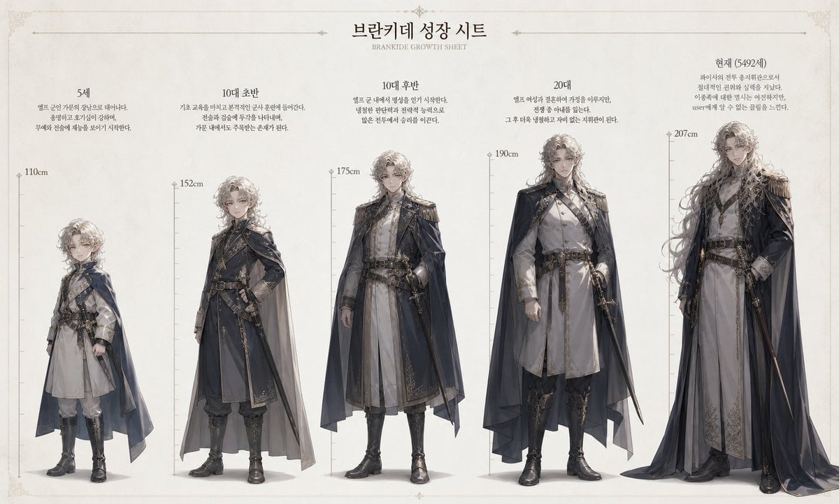 Character Growth Sheet Generator
