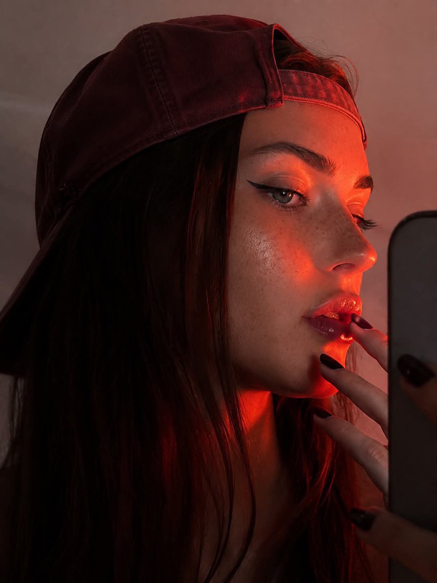 High Contrast Rim Lit Portrait — AI image template example
