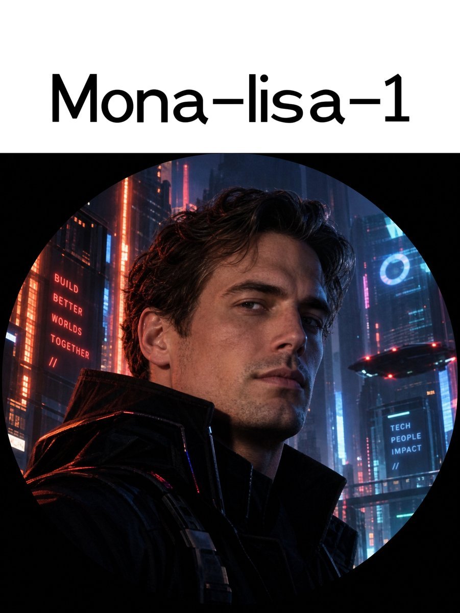 Mona-lisa-1 Cyberpunk Profile Avatar — AI image template example