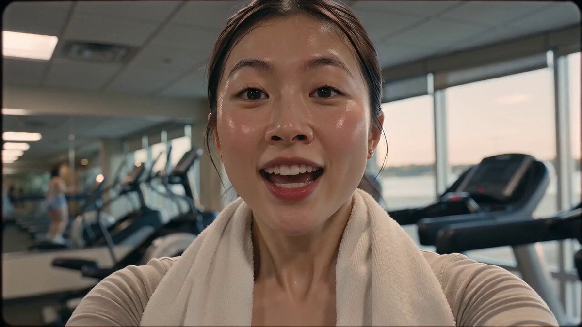 Vintage 16mm Gym Cardio Vlog