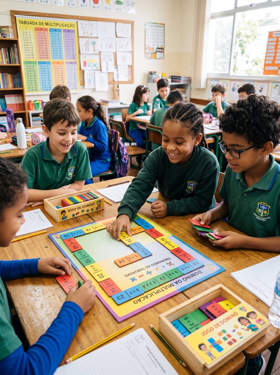 Multiplication Domino Classroom Activity