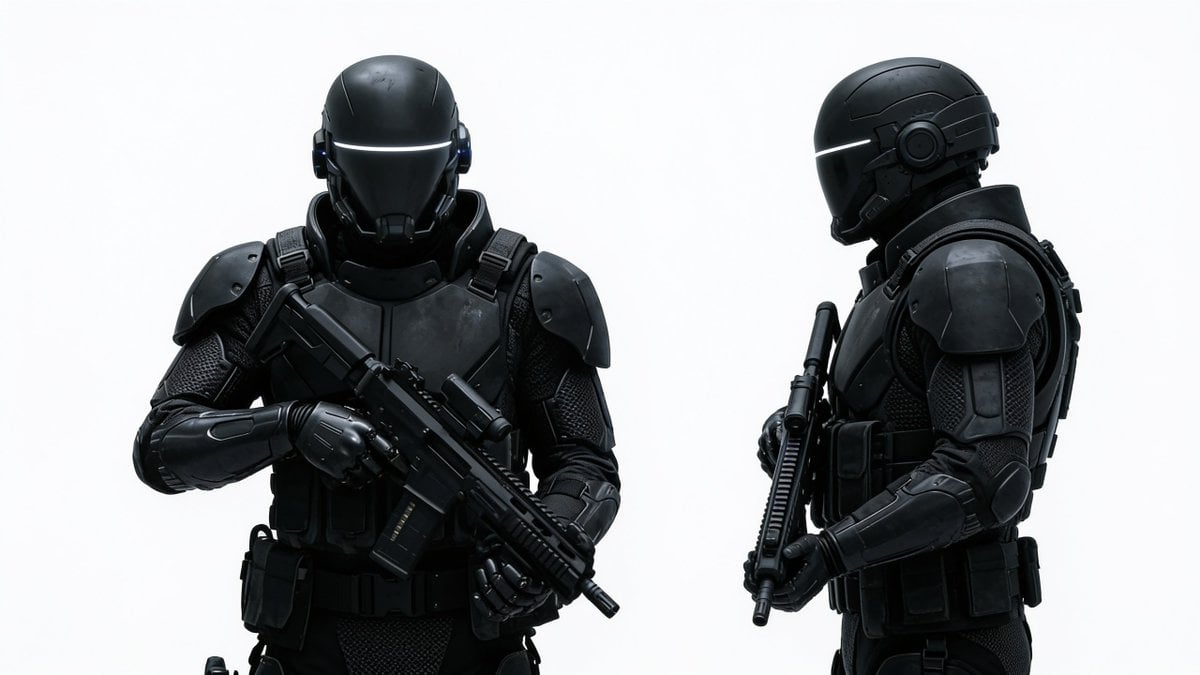 Sci-Fi Tactical Soldier Character Sheet