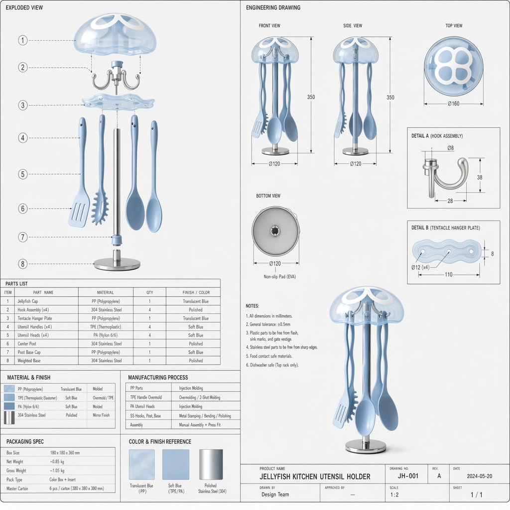 Studio Product Render From Blueprint reference image 1