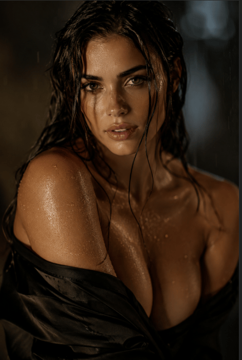 Censored Rain Portrait
