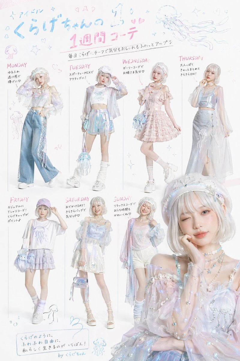 Fashion Magazine Weekly Outfit Prompt reference image 1