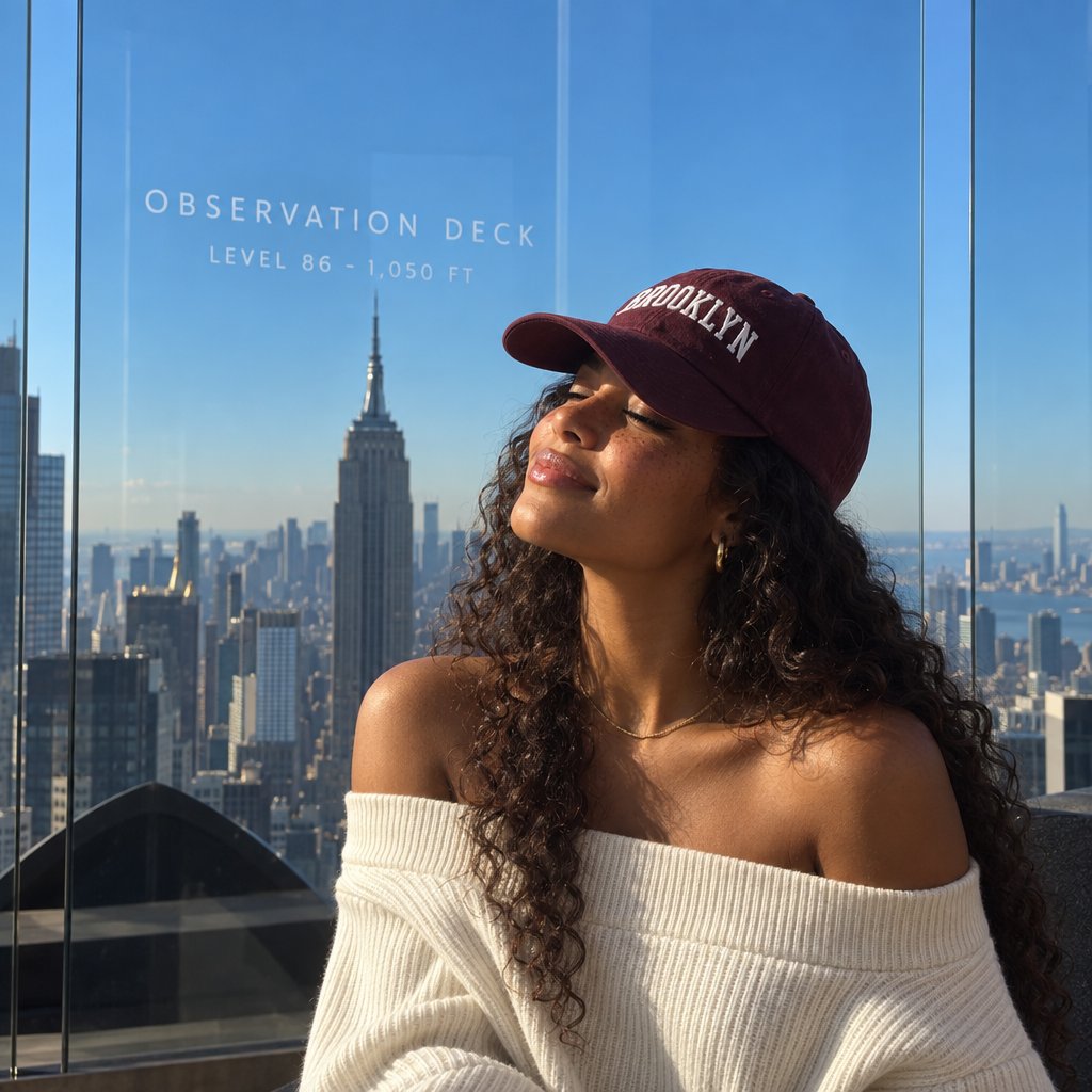 NYC Observation Deck Portrait