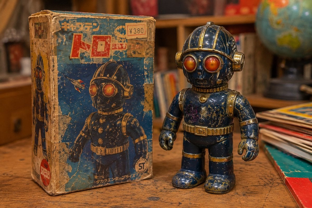 Vintage 1970s Japanese Soft Vinyl Toy