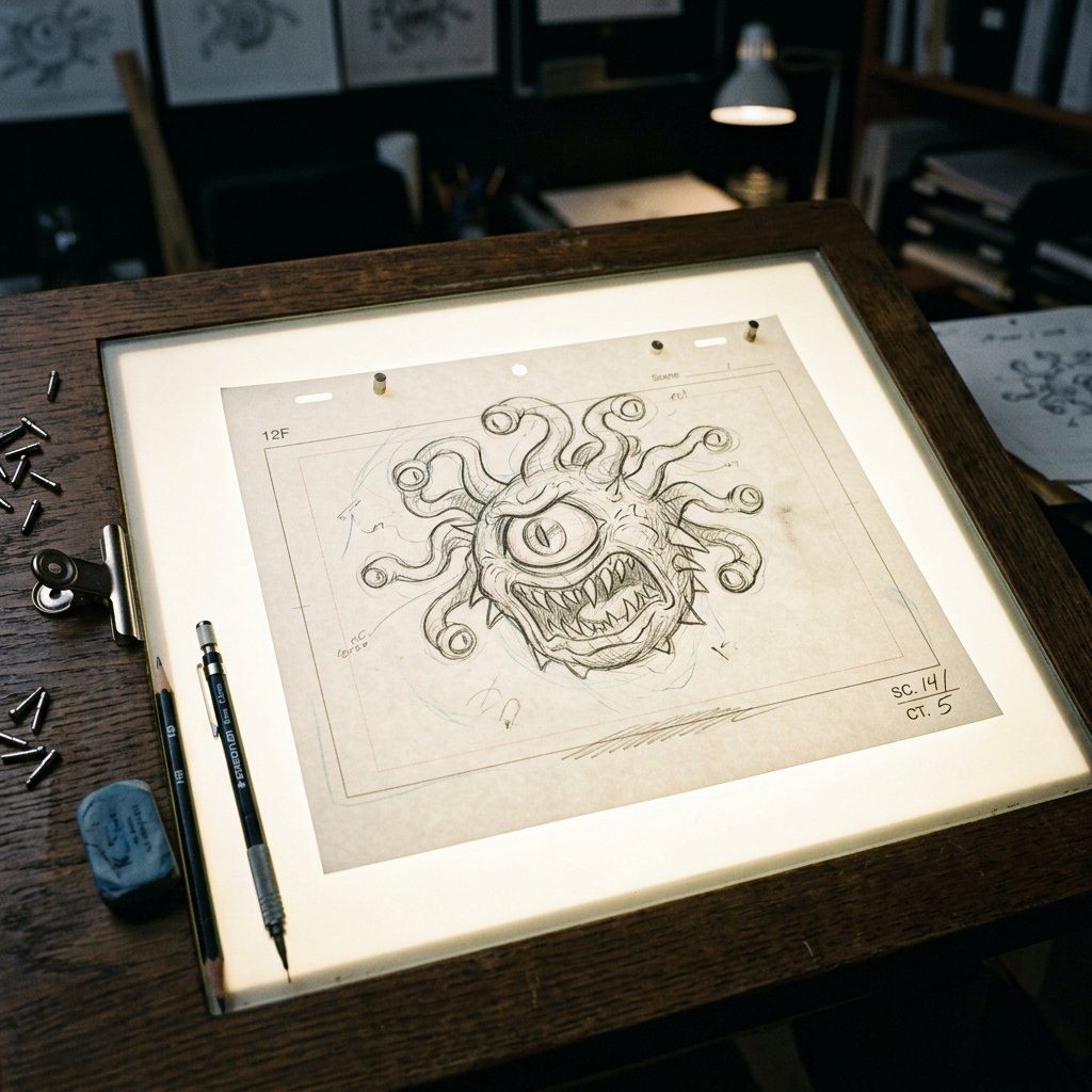 Classic Animation Light Table Prompt