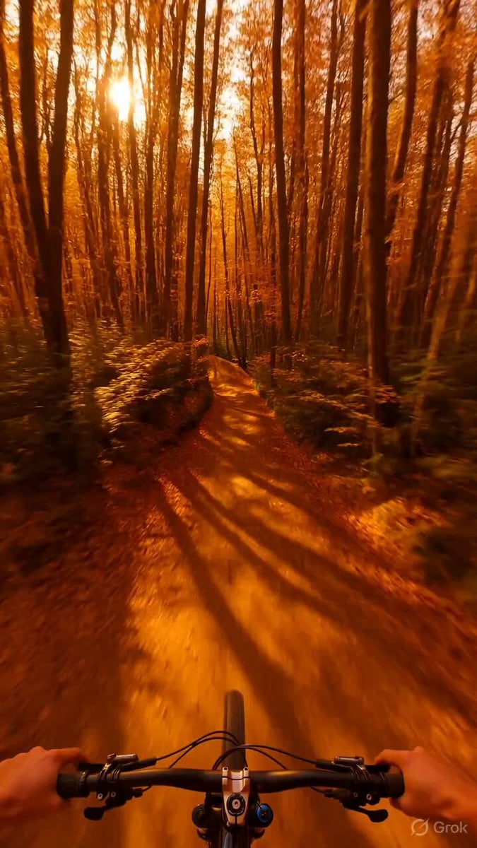 Psychedelic Mountain Bike POV