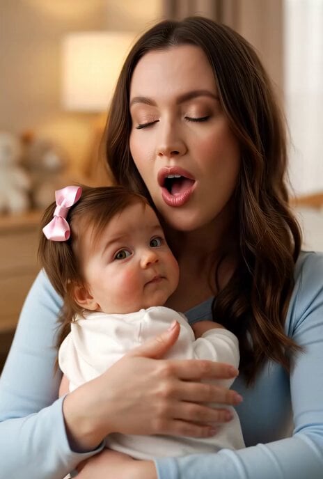 Margaret singing a beautiful song to her baby