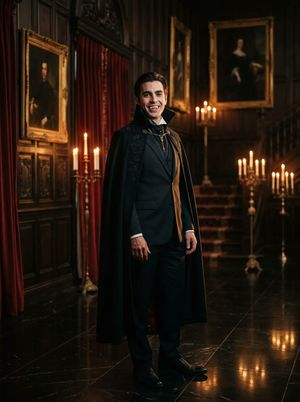 AI-generated sample for “Gothic Vampire Noble”