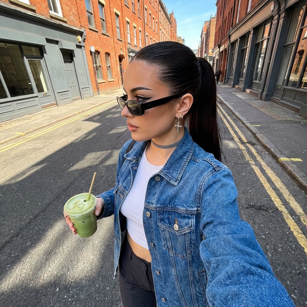 Urban Street Fashion Portrait Prompt