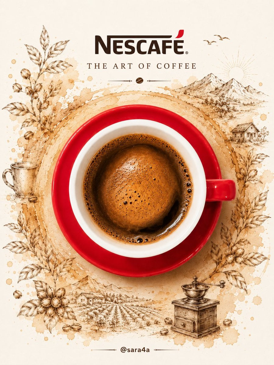 NESCAFÉ Coffee Map Poster