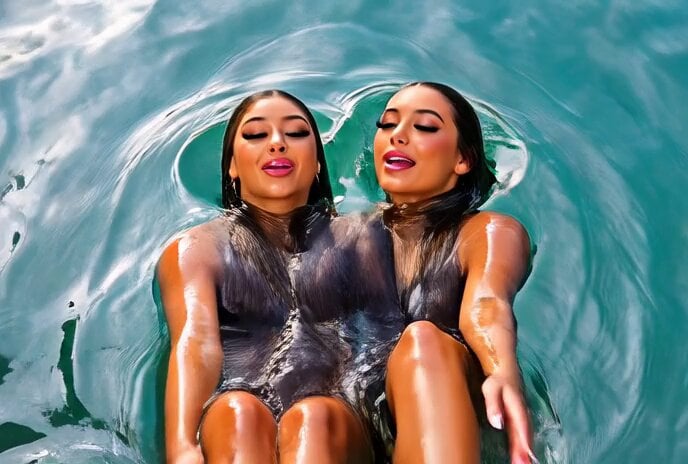 Beauty Industry Video: Floating in Pool