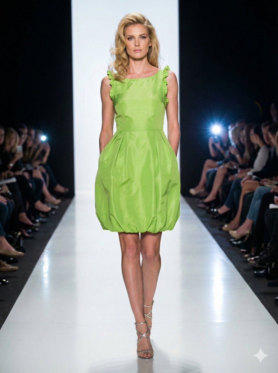 Model Walking Down Runway Prompt