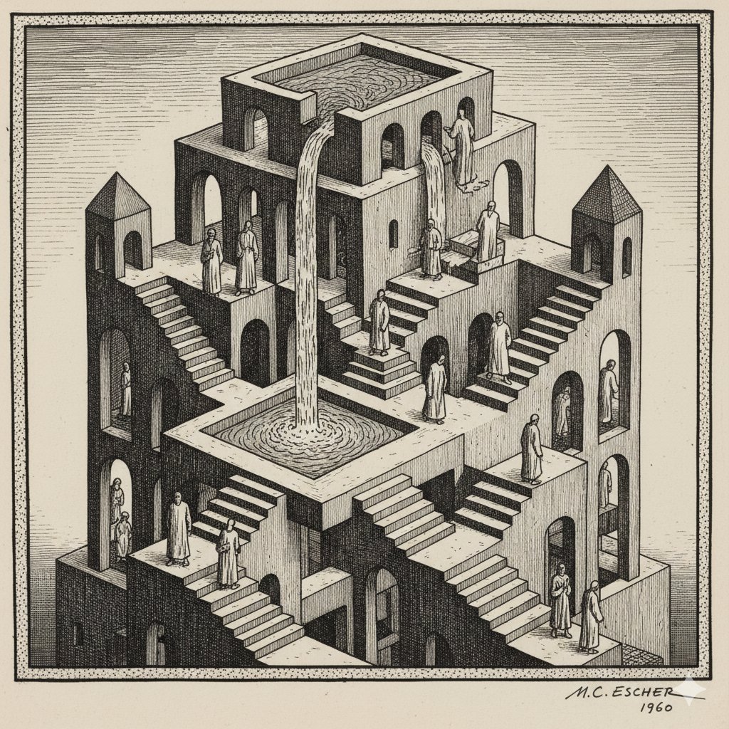 Escher-style Optical Illusion Generation