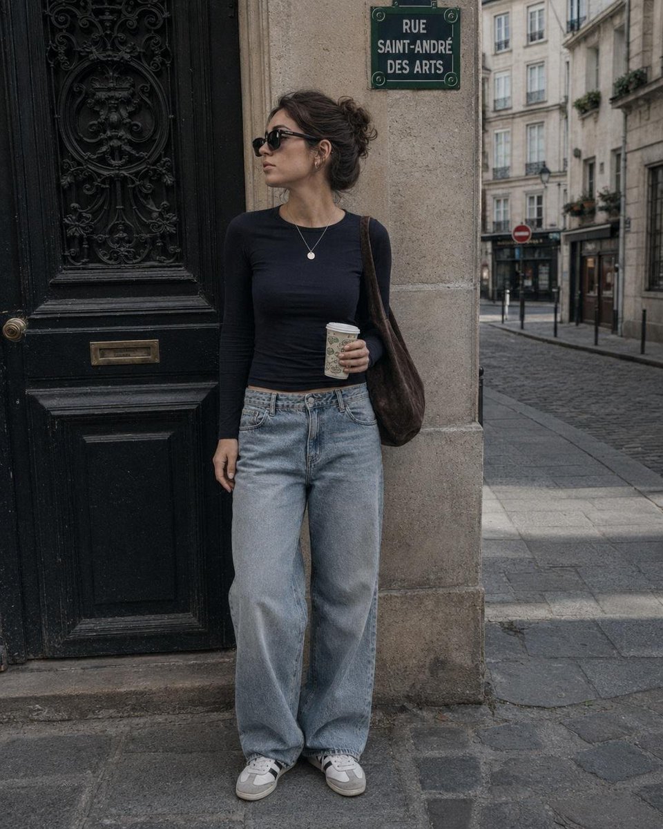 Parisian Street Style Editorial — AI image template example
