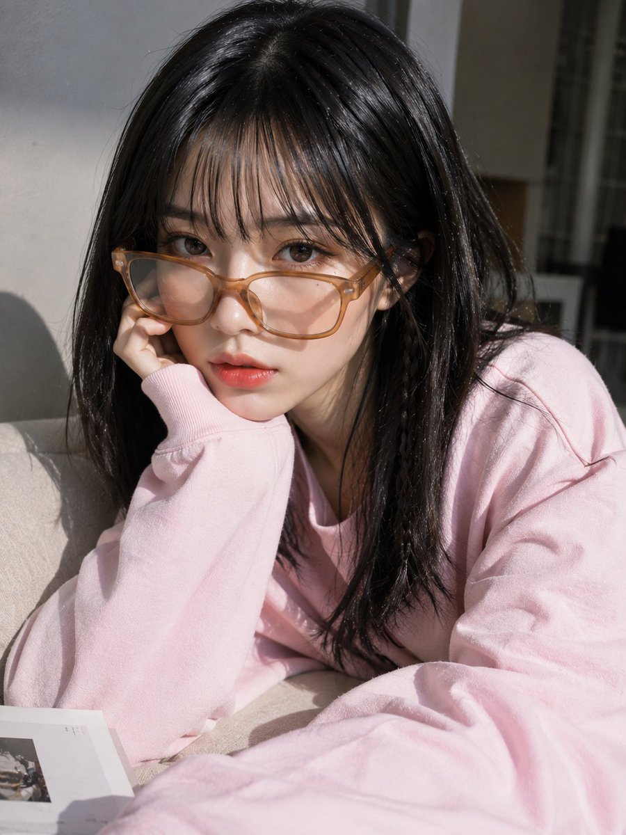 Korean Fashion Portrait — AI image template example