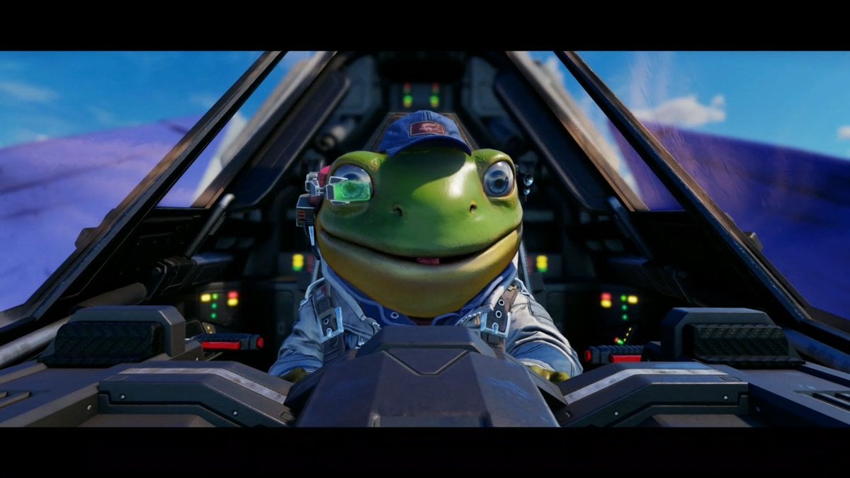 Cute Frog Fighter Pilot