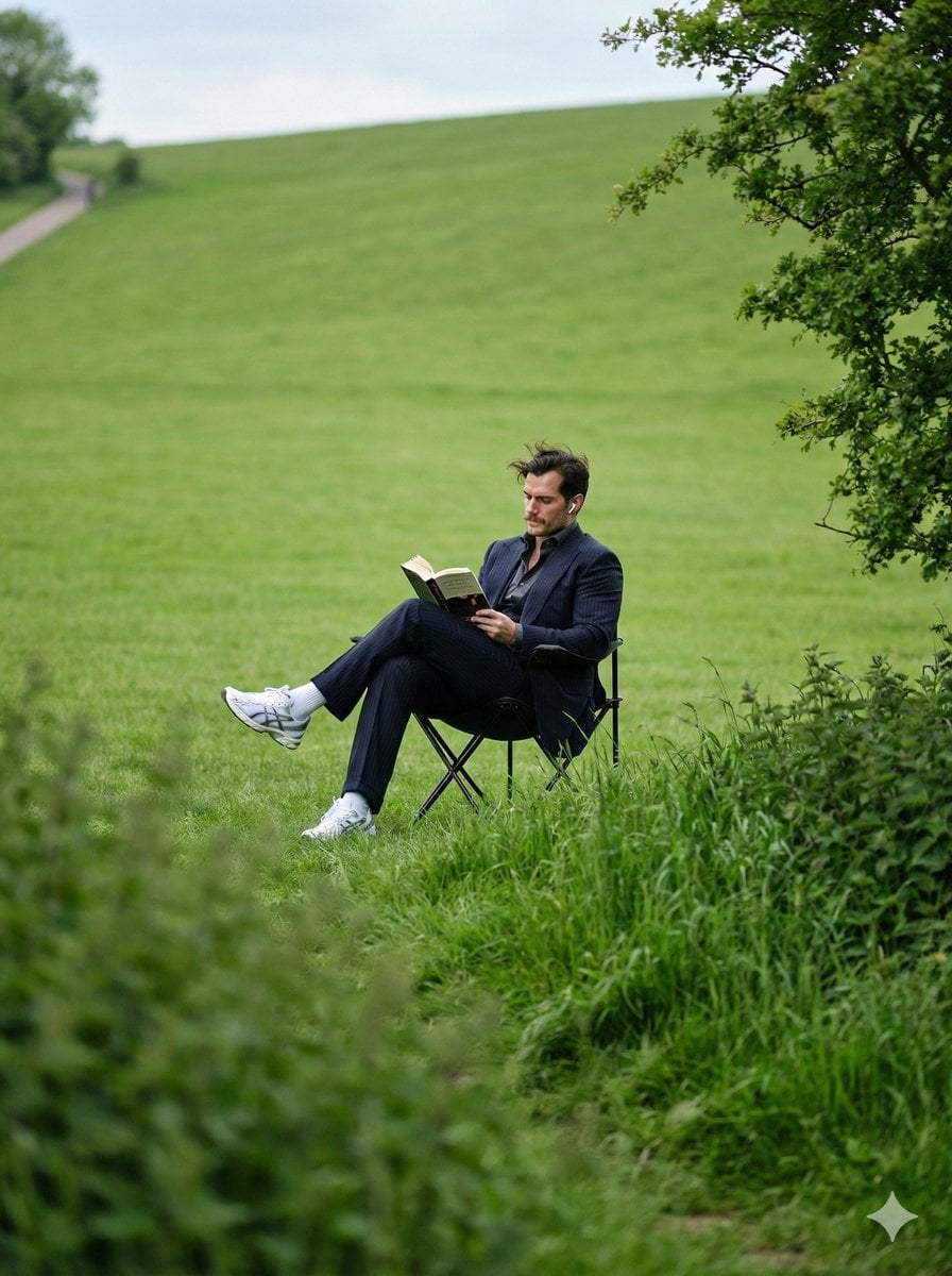 Peaceful Solitude Portrait in Nature Prompt