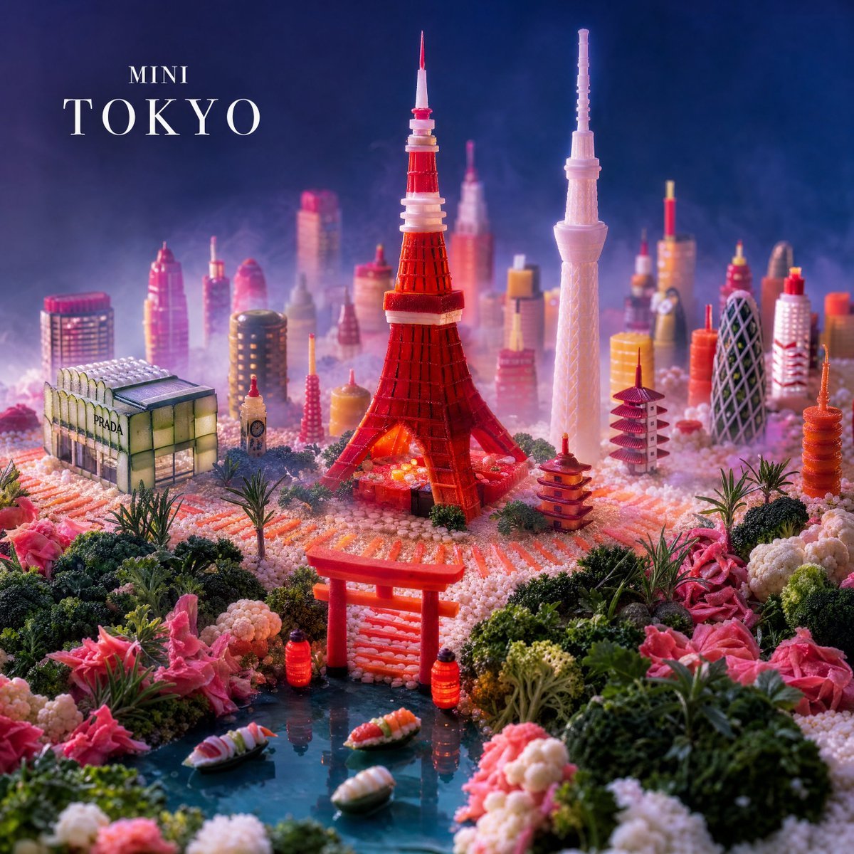 Mini Tokyo Food Landscape
