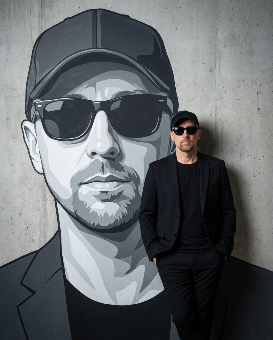 Personalized Mural Studio Portrait