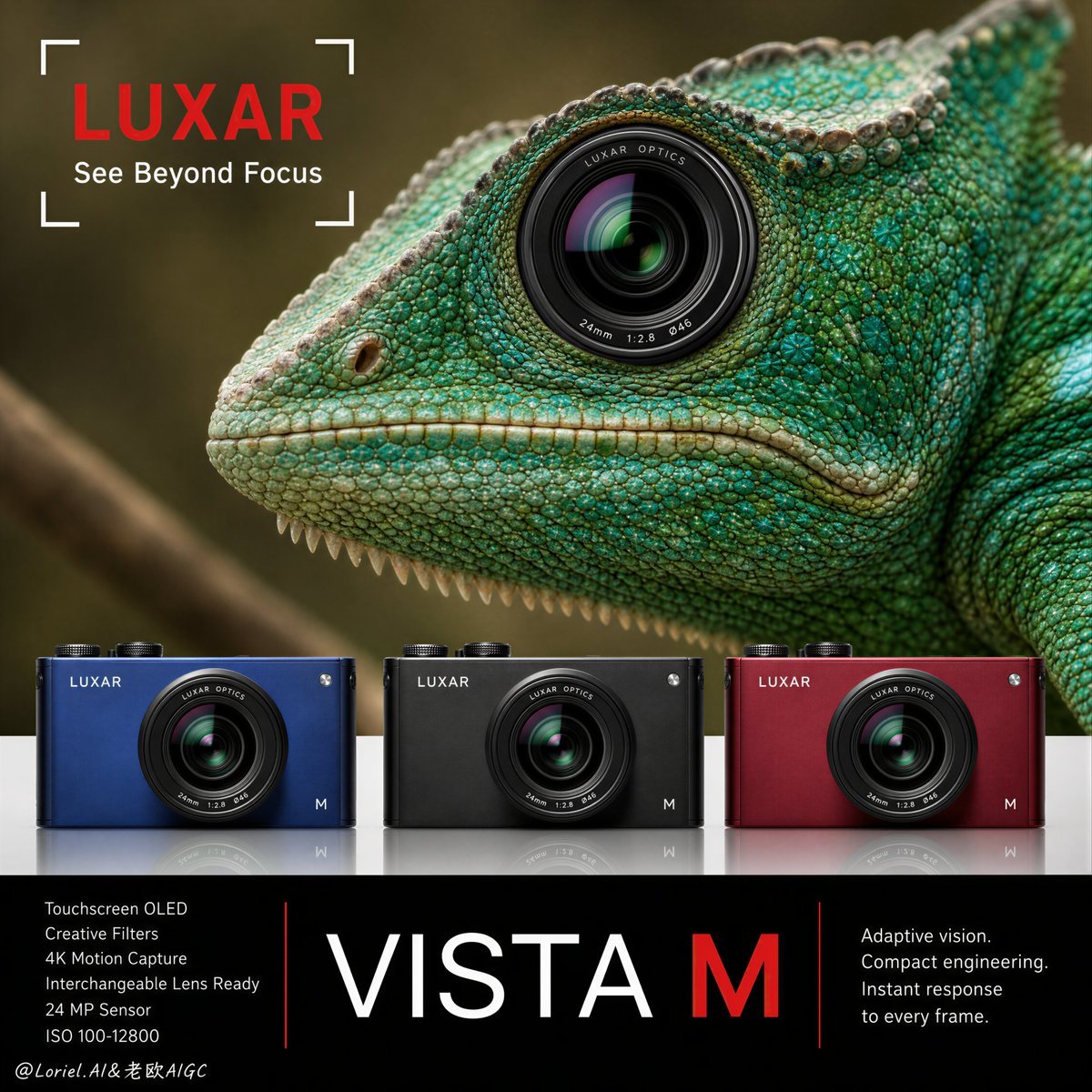 Luxury Electronics Poster Design — AI image template example