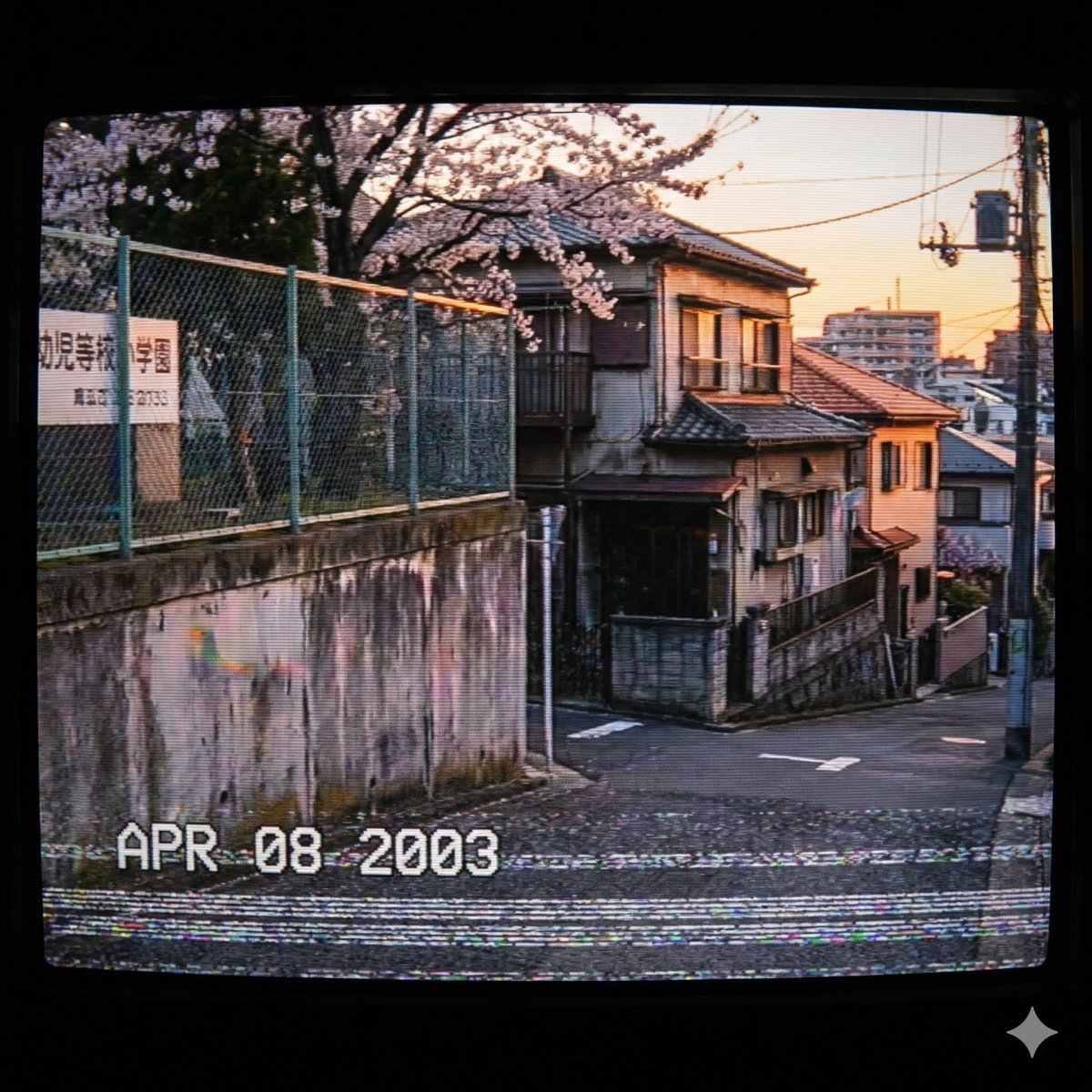 Nostalgic 2000s Japanese Suburb