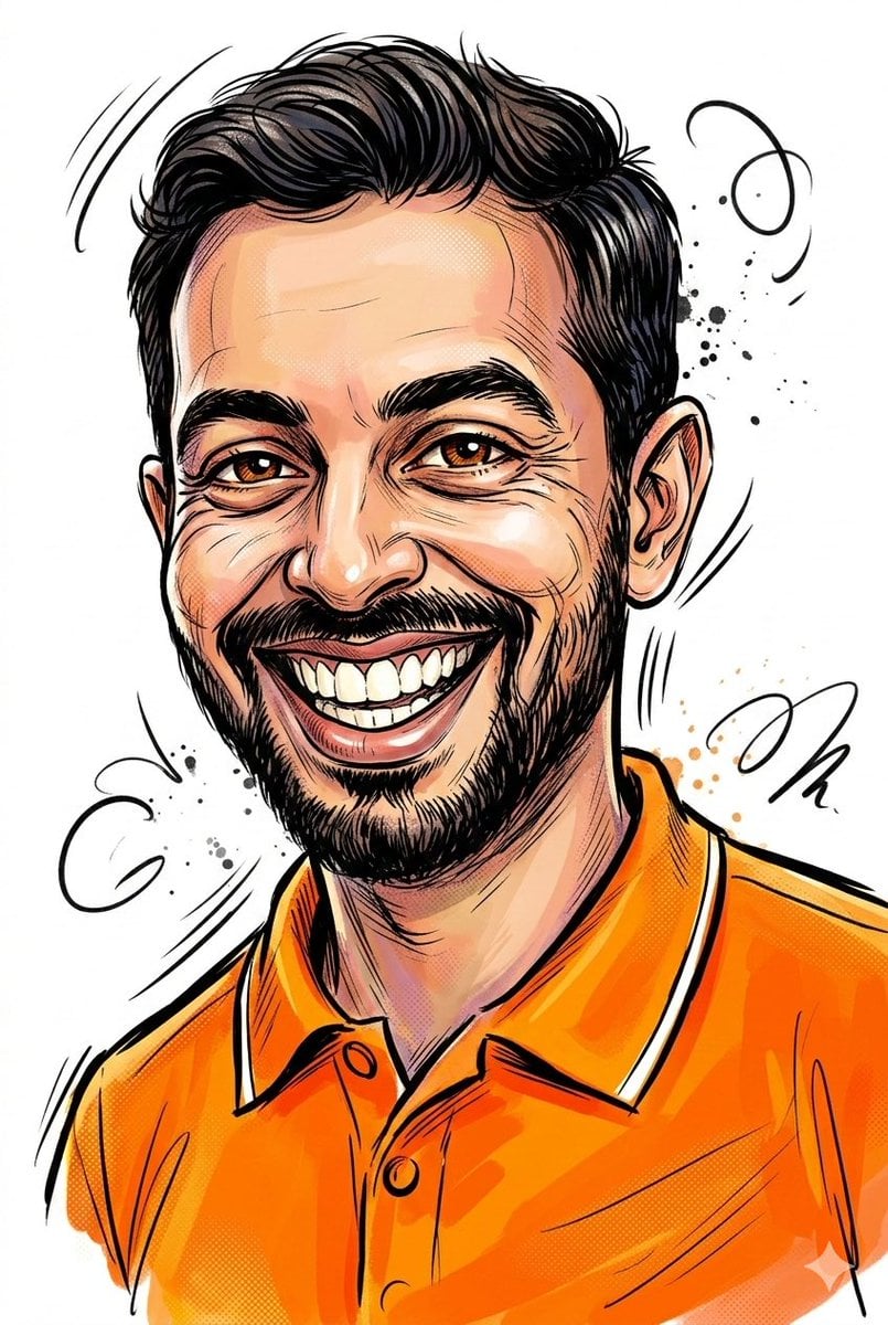 Image-to-Sketch Cartoon Transformation Prompt