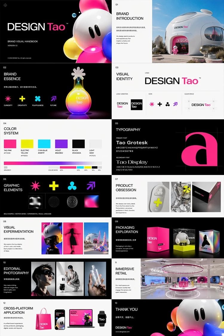 Futuristic Brand Visual Manual