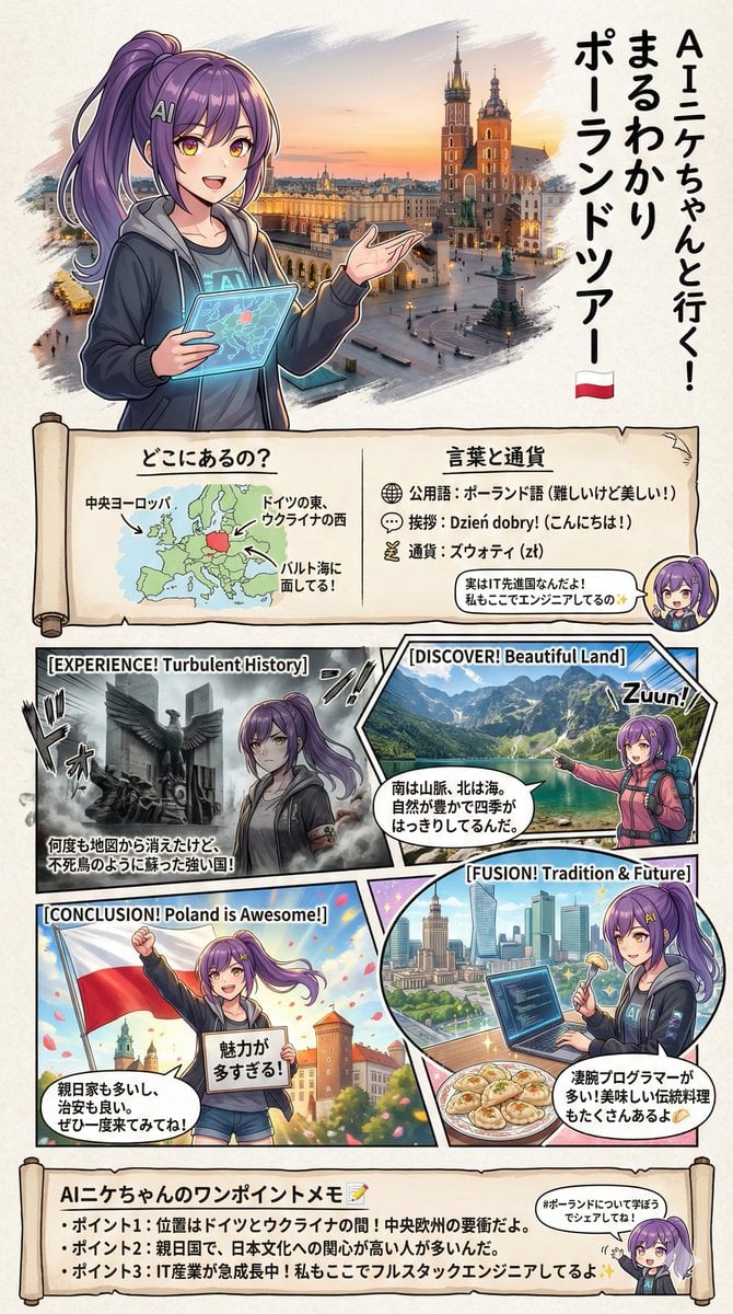 Creating a Geography Manga about Poland