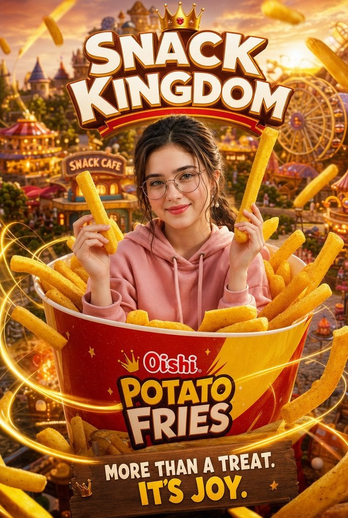 Snack Kingdom Potato Fries Ad
